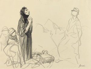 休戦中、191419年頃。 作： Jean Louis Forain