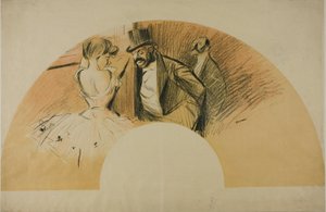 ガヴァルニ ボールの扇風機 作： Jean Louis Forain