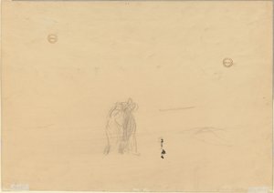 風景の中の人物 (裏面) 作： Jean Louis Forain