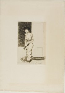 パリジャン・クロッキー』より扉絵 作： Jean Louis Forain