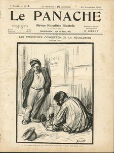 ジャン＝ルイ・フォラン（1852-1931）による王室向けイラスト誌「ル・パナッシュ」の表紙のイラスト 作： Jean Louis Forain