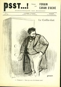 ジャン・ルイ・フォラン（1852-1931）が描いた「Psst...」のイラスト。 作： Jean Louis Forain