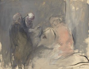 病院で（直腸） 作： Jean Louis Forain