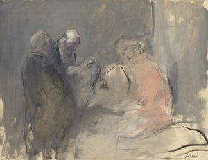 In the Hospital直訳：In the Hospital verso、第4四半期1800年代または最初の3分の1900