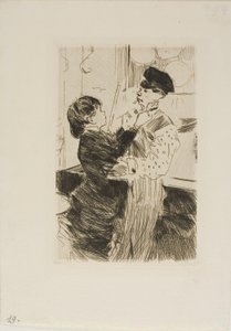クラバットの結び方 作： Jean Louis Forain