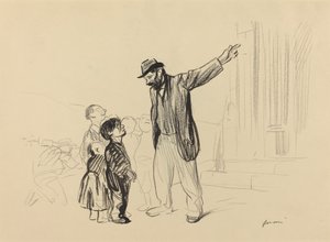 彼らの父親の教会、c。 19141919. 作： Jean Louis Forain