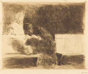 ブリーフを通過する弁護士 作： Jean Louis Forain