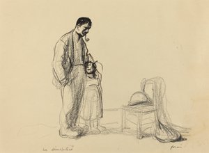 191419年頃の復員者たち。 作： Jean Louis Forain