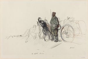 Le replis boche, c. 191419. 作： Jean Louis Forain