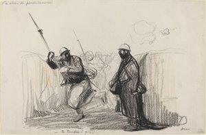 許可証の返還。 -あなたは落ちている!, c. 19141919.