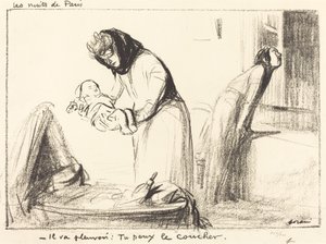 パリの夜 作： Jean Louis Forain