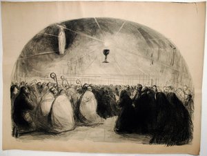 ルルド、1914年、第25回国際聖体会議 作： Jean Louis Forain