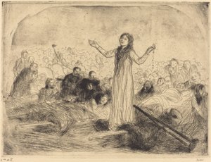 奇跡のルルド（二皿目） 作： Jean Louis Forain