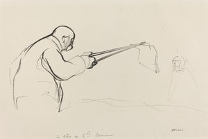 M. Clemenceau。チェルニンの手紙、191419年頃。 作： Jean Louis Forain