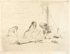 ピエタ（一皿目） 作： Jean Louis Forain