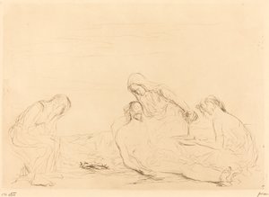ピエタ（三皿目） 作： Jean Louis Forain