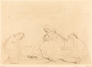 ピエタ（三皿目） 作： Jean Louis Forain