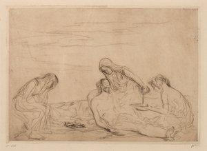 ピエタ（三皿目） 作： Jean Louis Forain