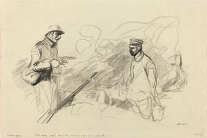 ドイツ兵を認めたポワルー（1918年頃