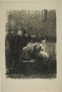 公聴会の休会 作： Jean Louis Forain