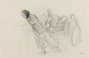 Refugees, c. 191419. 作： Jean Louis Forain