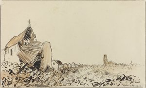 Reims 9bre 1918、おそらく1918年。 作： Jean Louis Forain