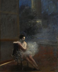 着席ダンサー、19～20世紀 作： Jean Louis Forain