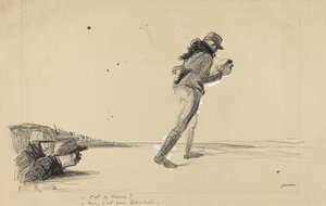正面から見ると- これは彼の理論で、いや、これは1914年から1919年にかけての彼のブレブリナリーです。   作： Jean Louis Forain