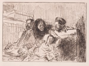 公聴会の証人 作： Jean Louis Forain