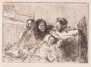 聴衆の目撃者、1908年。 作： Jean Louis Forain