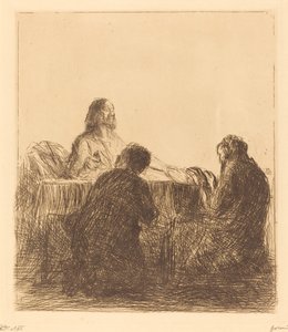 パンを裂く 作： Jean Louis Forain