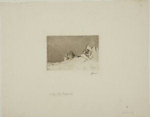 死んだ少女 作： Jean Louis Forain
