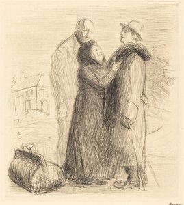放蕩息子の出発（最初のプレート、縦） 作： Jean Louis Forain