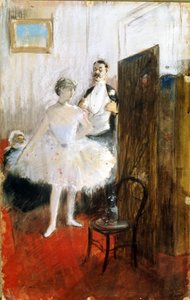 ドレッシングルーム、1890年頃（パステル、ガッシュ、紙）