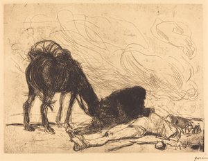良きサマリア人 作： Jean Louis Forain