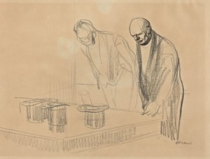 同盟国の帽子[直訳]、c。 19141919. 作： Jean Louis Forain
