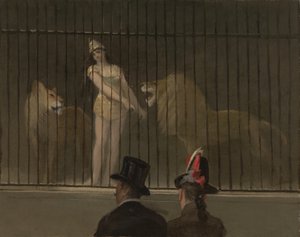 ライオン調教師 作： Jean Louis Forain
