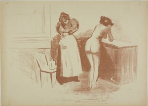 ザ・マッサージ 粗毛用グローブ、ウォッシュ、ラインプレート 作： Jean Louis Forain