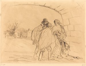 The Meeting under the Arch (最初のプレート) 作： Jean Louis Forain