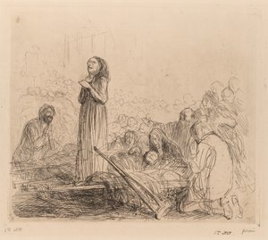 聖餐の前の奇跡 作： Jean Louis Forain