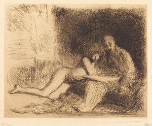 モデルズ レスト (4 皿目) 作： Jean Louis Forain
