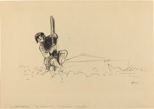 1918年の国民の休日。 作： Jean Louis Forain