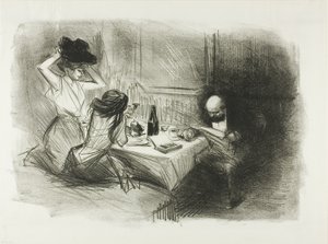 プライベートダイニングルーム、フィフスプレート 作： Jean Louis Forain