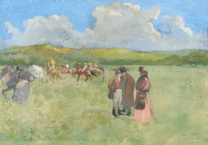 競馬場、c。 1891年。 作： Jean Louis Forain