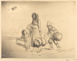 リターンホーム 作： Jean Louis Forain