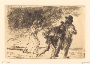 エマオへの道（一皿目） 作： Jean Louis Forain