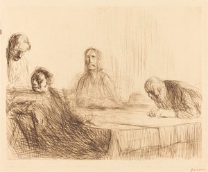 エマオの晩餐（二皿目） 作： Jean Louis Forain
