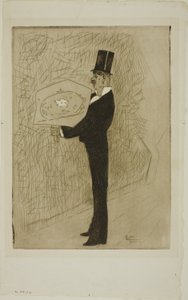 花束を添えたトフ 作： Jean Louis Forain