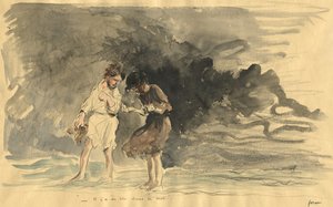 海にはとうもろこしが！ 作： Jean Louis Forain