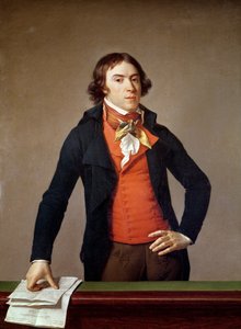 1793年1月4日、ルイ16世（1754-93）の判決を受けたベルトランバレルドヴザック（1755-1841） 作： Jean Louis Laneuville